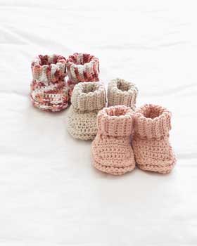 Knitting Pattern Central - Free Baby Booties and Mittens Knitting
